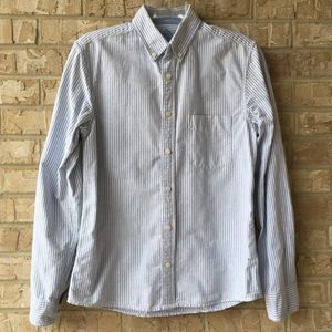 Merona Cotton Button Up Long Sleeves Shirt S